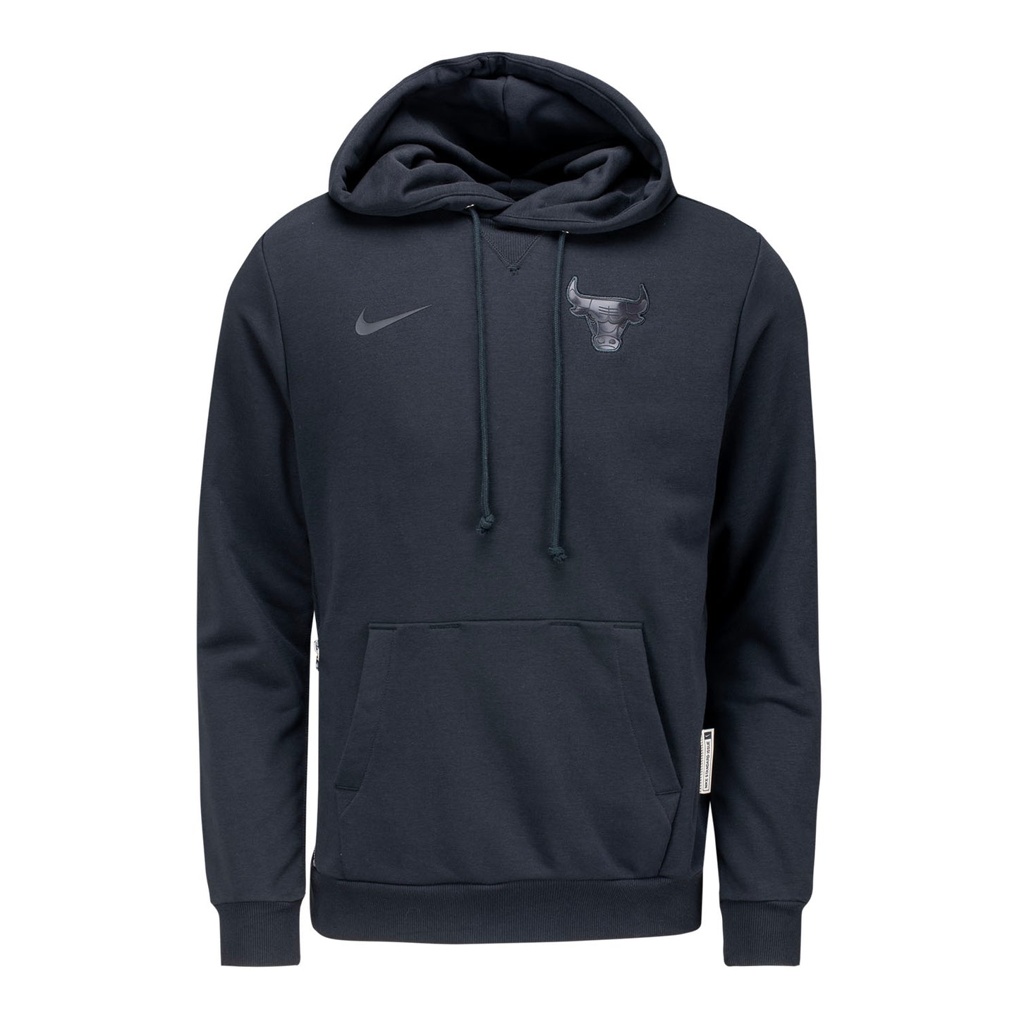 Chicago Bulls Nike Travel Hoodie in black - Front View