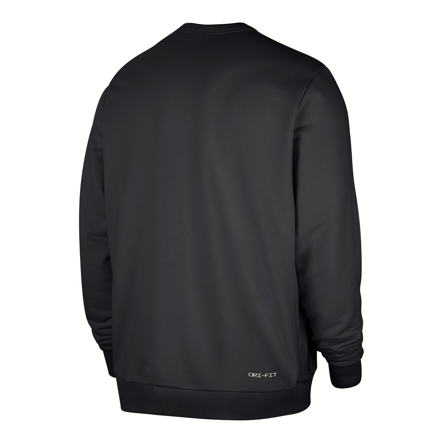 Chicago Bulls Nike Travel Crewneck Sweatshirt in Black - Back View