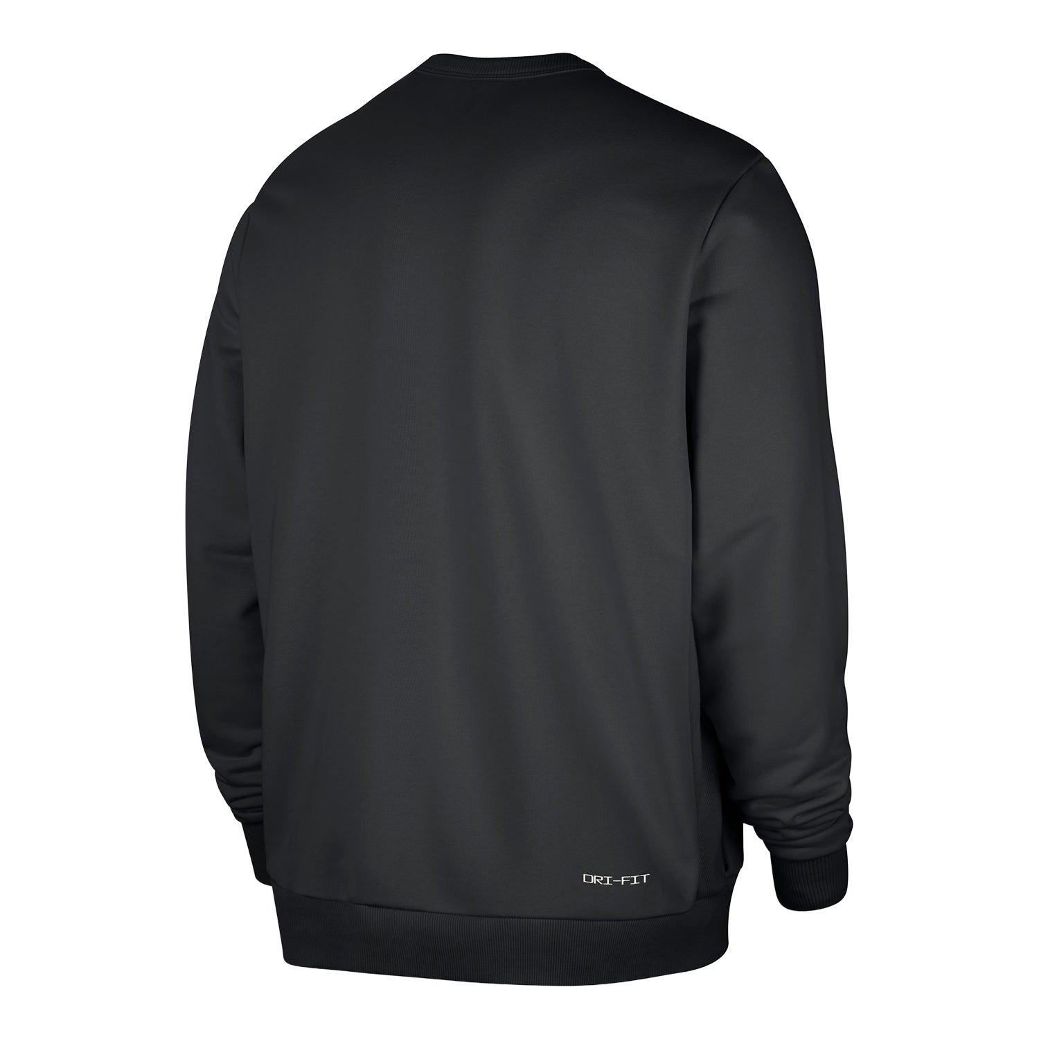 Chicago Bulls Nike Travel Crewneck Sweatshirt in Black - Back View