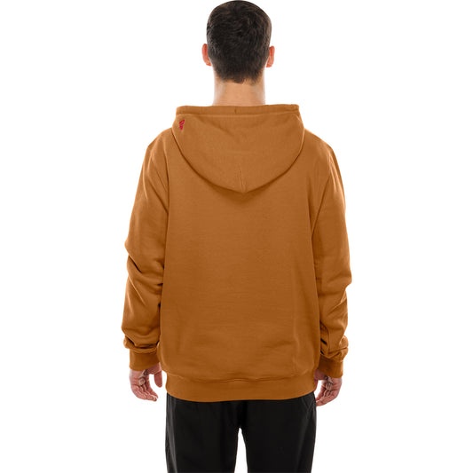 Chicago Bulls New Era Tan Color Pack Hoodie in Brown - Front View
