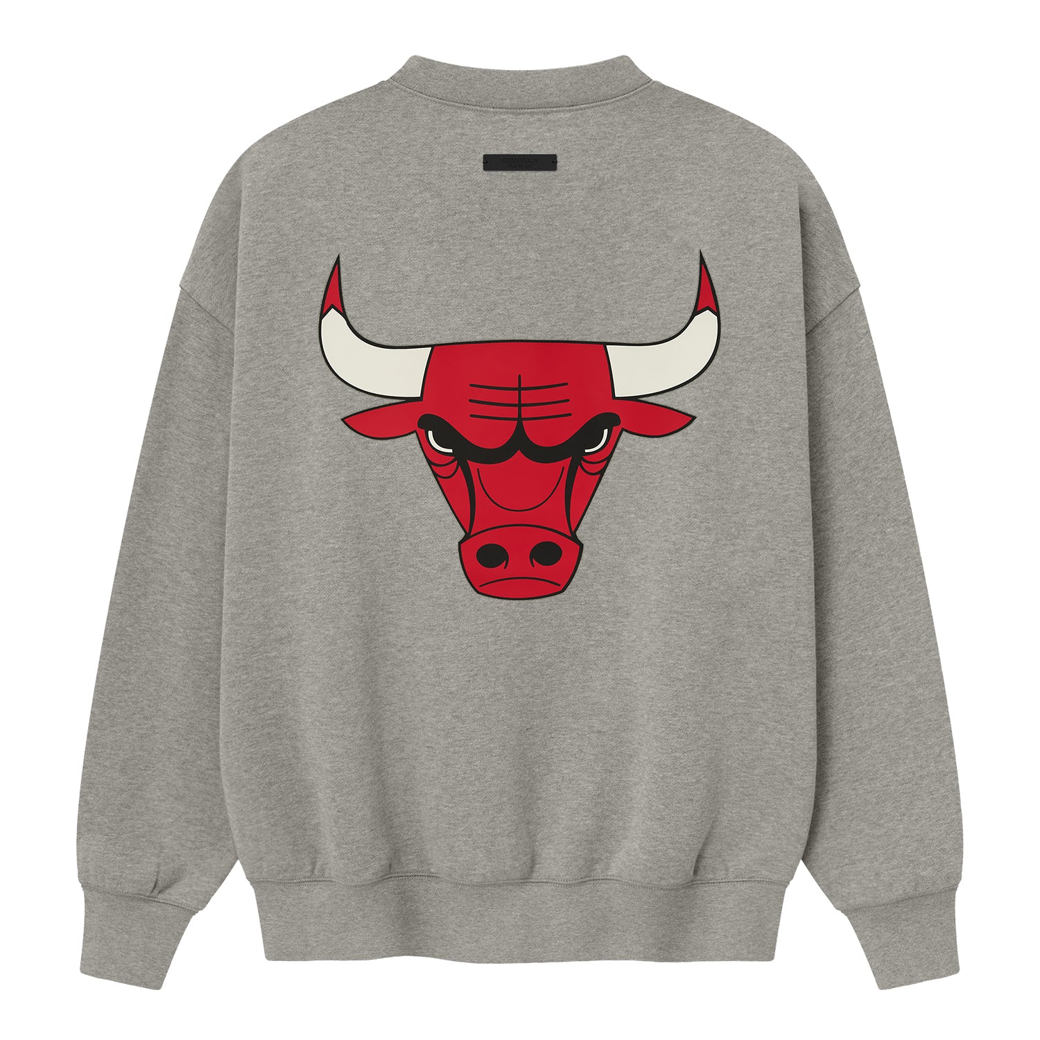 chicago bulls grey sweatshirt nike 90s