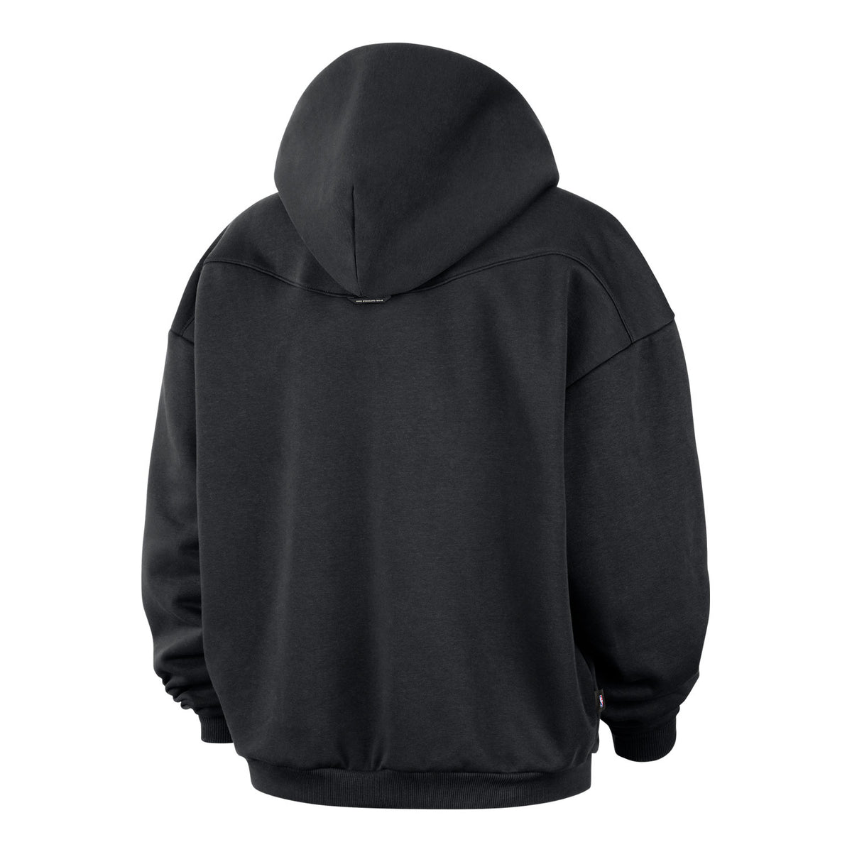 Chicago Bulls Nike 2026 Standard Issue Icon Practice Hoodie in Black - Back View