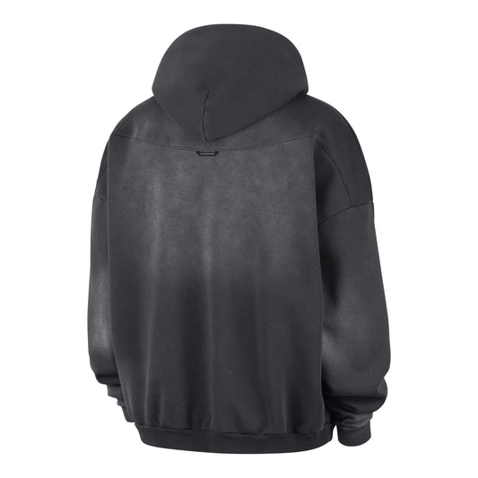 Chicago Bulls Nike 2026 Standard Issue Travel Hoodie in Black - Front View