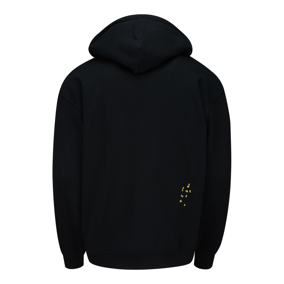 Chicago Bulls 1966 Benny Popcorn Hoodie in Black - Back View