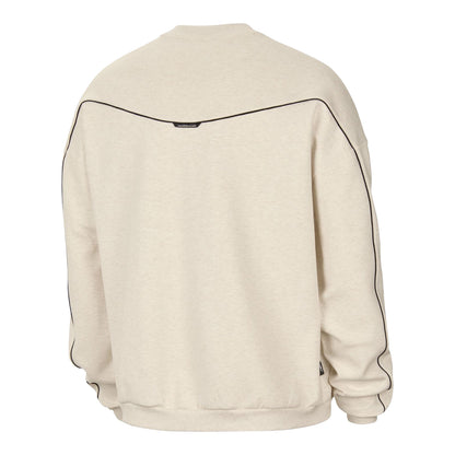 Chicago Bulls Nike 2026 Standard Issue Stretch Crewneck in White - Back View