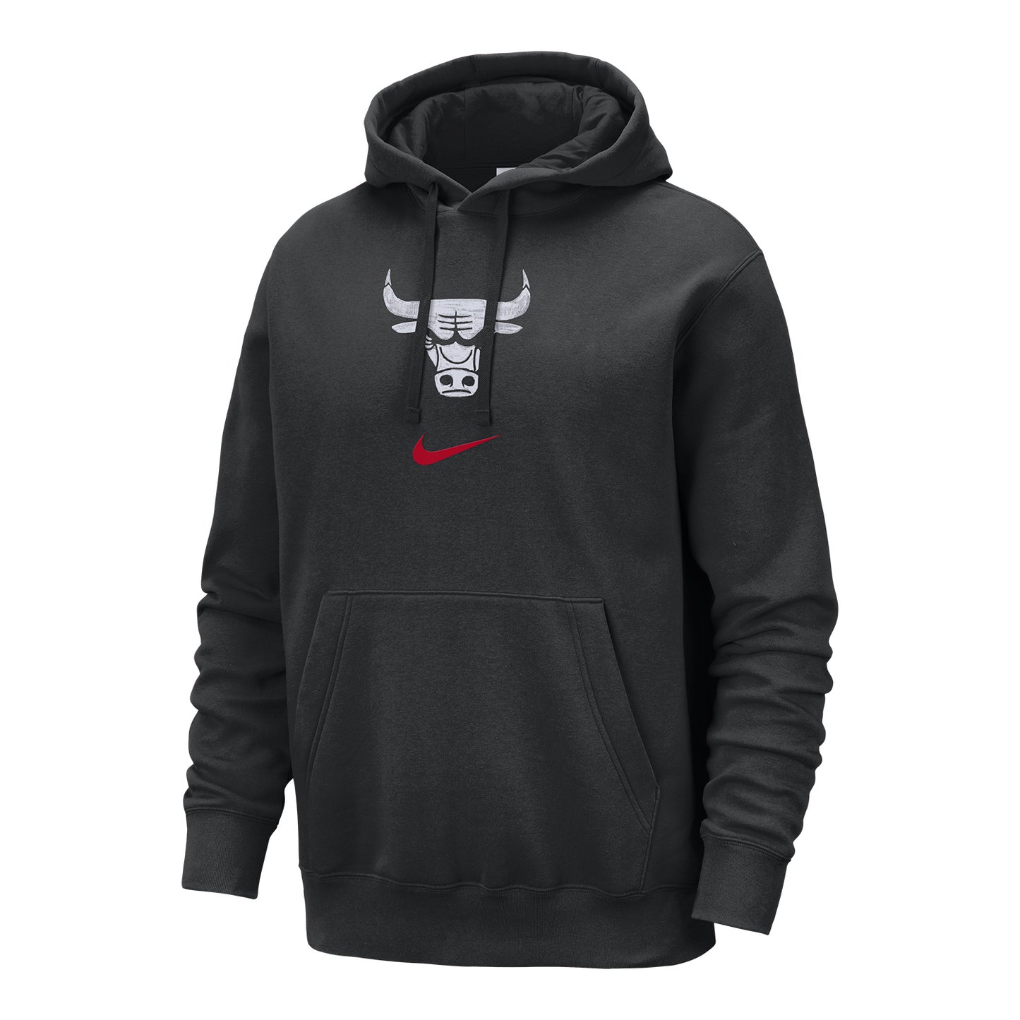2023-24 CHICAGO BULLS CITY EDITION CLUB HOODED SWEATSHIRT - front view