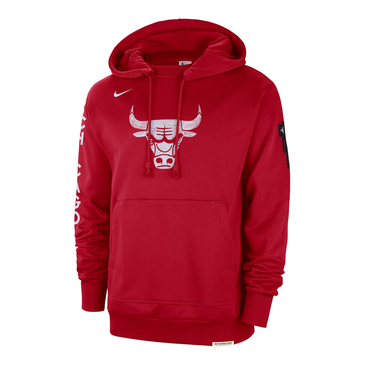 2023-24 CHICAGO BULLS CITY EDITION HOODED SWEATSHIRT - front view