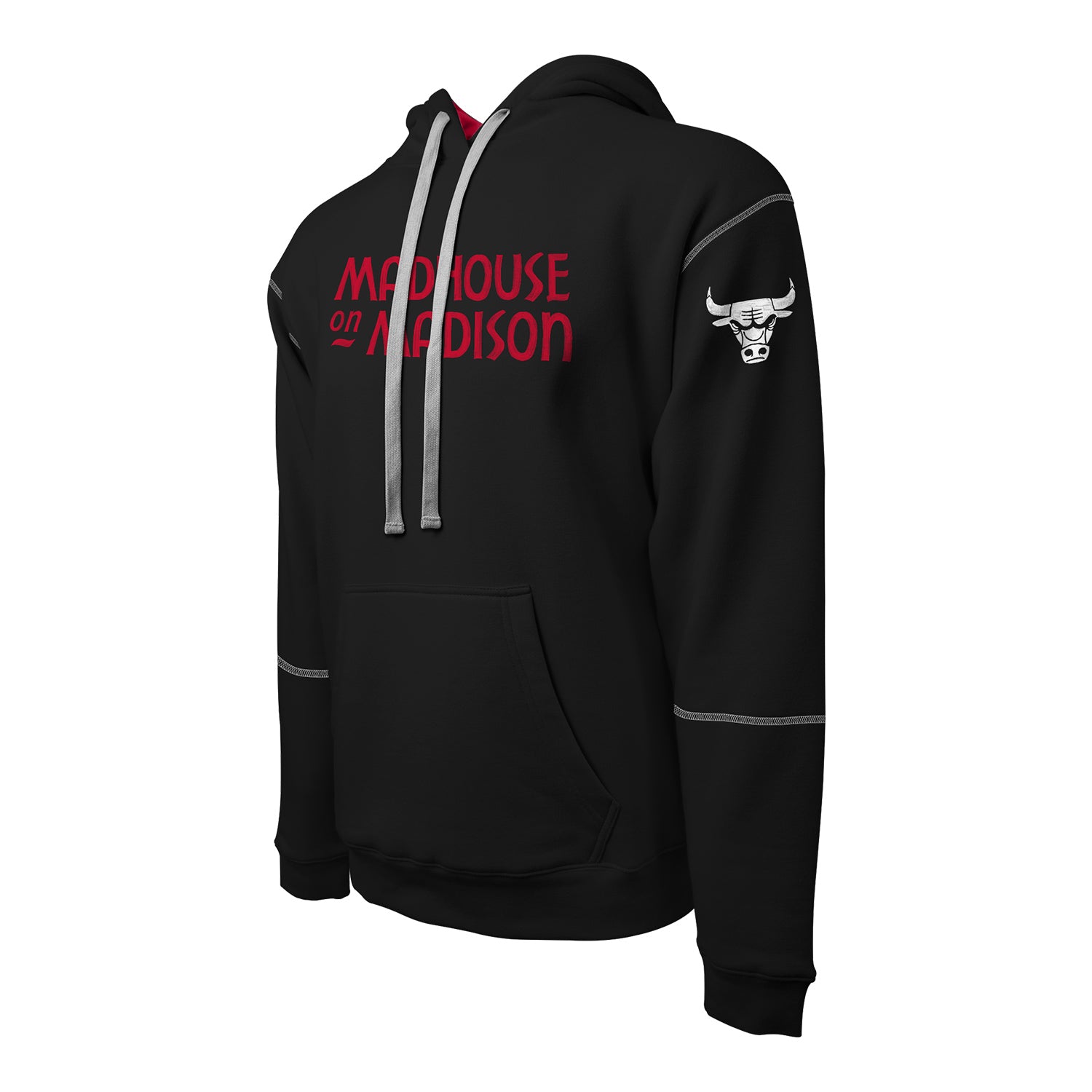 2023-24 CHICAGO BULLS CITY EDITION MONUMENT HOODED SWEATSHIRT - front view