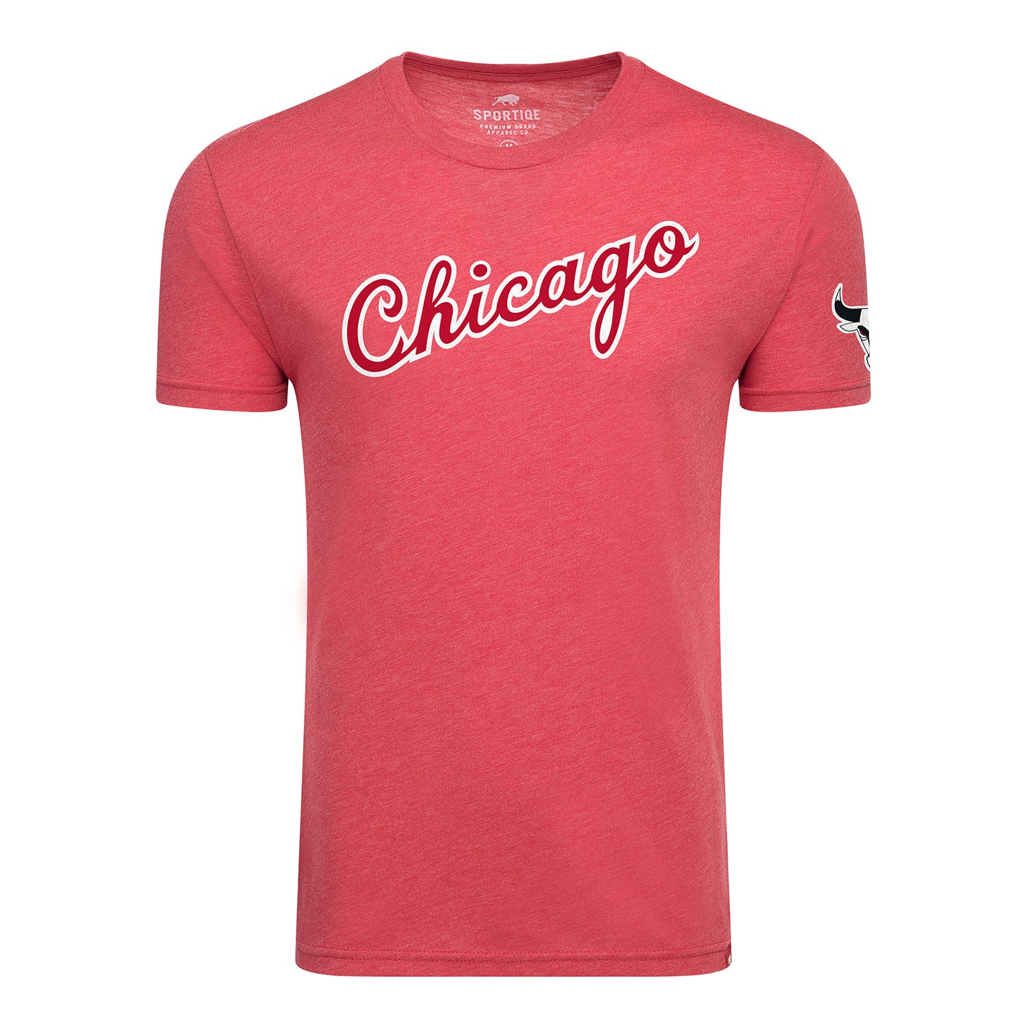 Chicago Bulls Sportiqe Script Red Comfy T-Shirt – Official Chicago ...