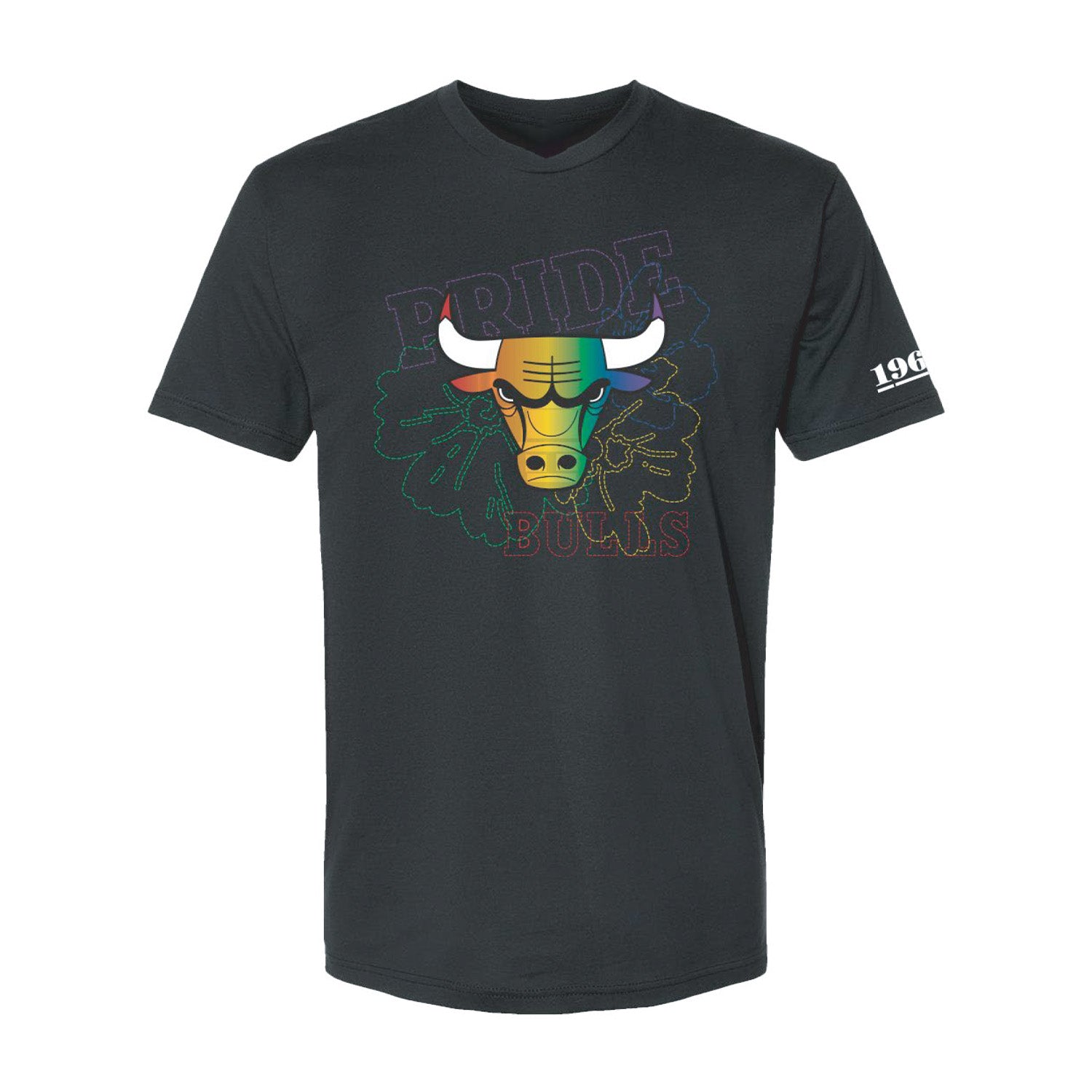 Chicago Bulls Item of the Game Pride T-Shirt - front view