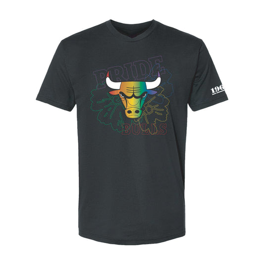 Chicago Bulls Item of the Game Pride T-Shirt - front view