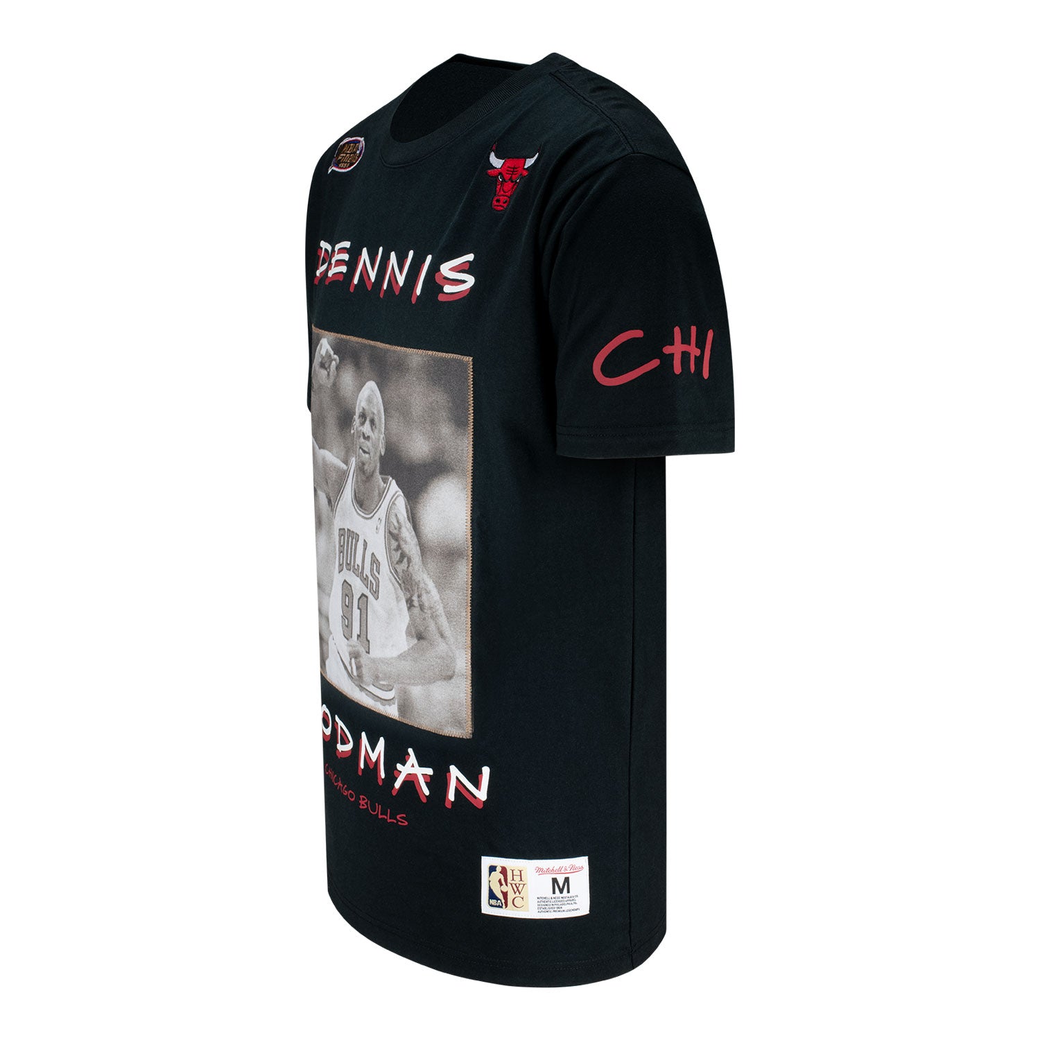 Chicago Bulls Premium Dennis Rodman T-Shirt - side view