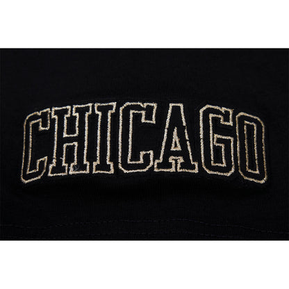 Chicago Bulls Pro Standard Gold Collection T-Shirt In Black - Chicago  Logo