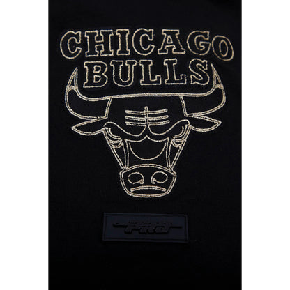 Chicago Bulls Pro Standard Gold Collection T-Shirt In Black - Primary Logo