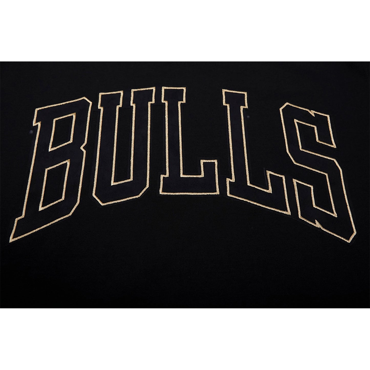 Chicago Bulls Pro Standard Gold Collection T-Shirt In Black - Bulls Logo