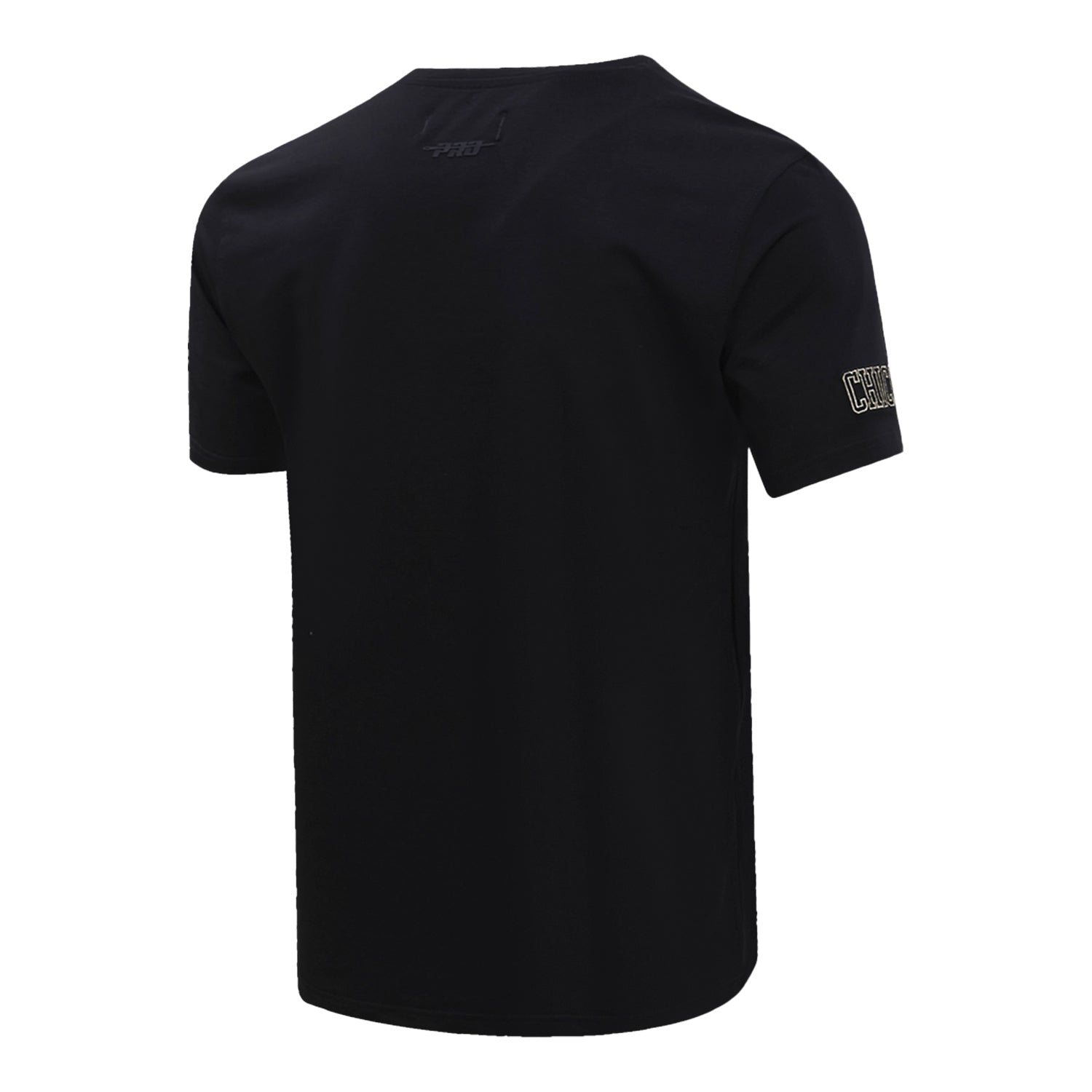 Chicago Bulls Pro Standard Gold Collection T-Shirt In Black - Back View