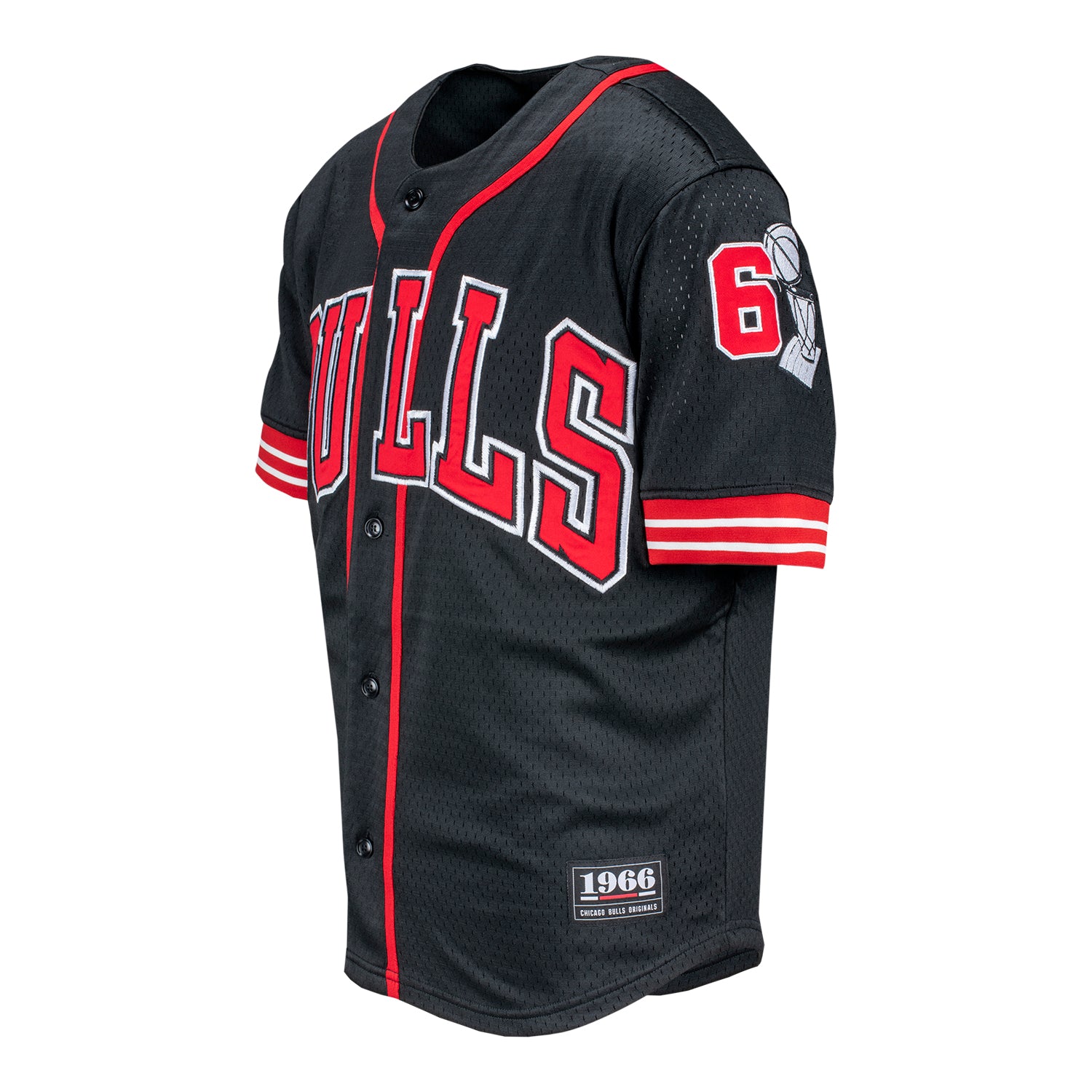 Chicago Bulls 1966 Baseball Jersey X Large