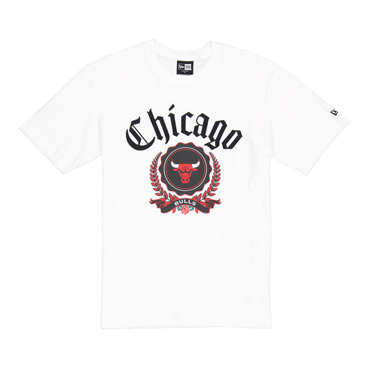 Chicago Bulls New Era Varsity Laurel T-Shirt - Front View