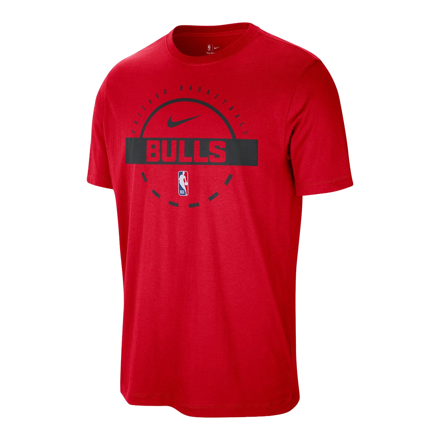 Chicago Bulls Nike Authentic Practice T-Shirt in Red - Front View