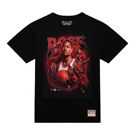 Chicago Bulls Derrick Rose Celebration T-shirt - Front View