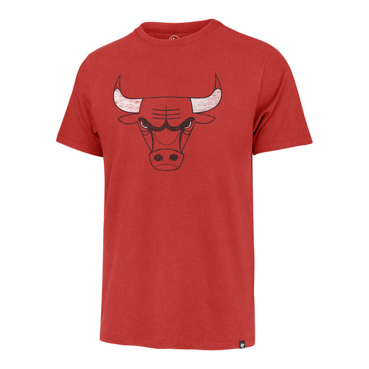 Chicago Bulls 47 Brand Red Franklin T-Shirt in Red - Front View