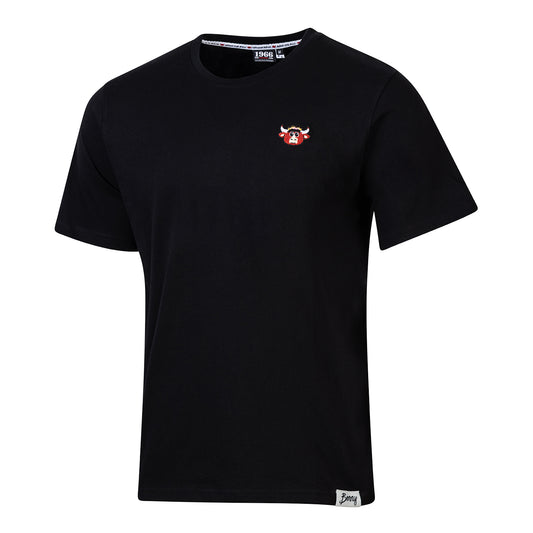 Chicago Bulls 1966 Benny Popcorn Boxy Tee in Black - Front View