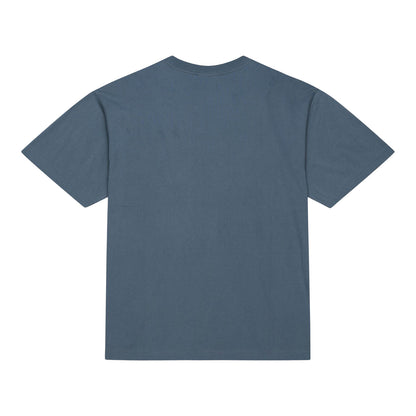 Chicago Bulls Mitchell & Ness Thunderstorm T-Shirt in Blue - Back View