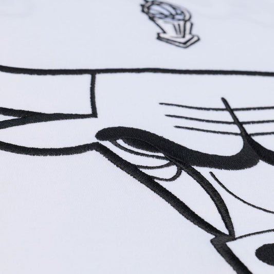 Chicago Bulls Mitchell & Ness Arctic White T-Shirt in White - Front View