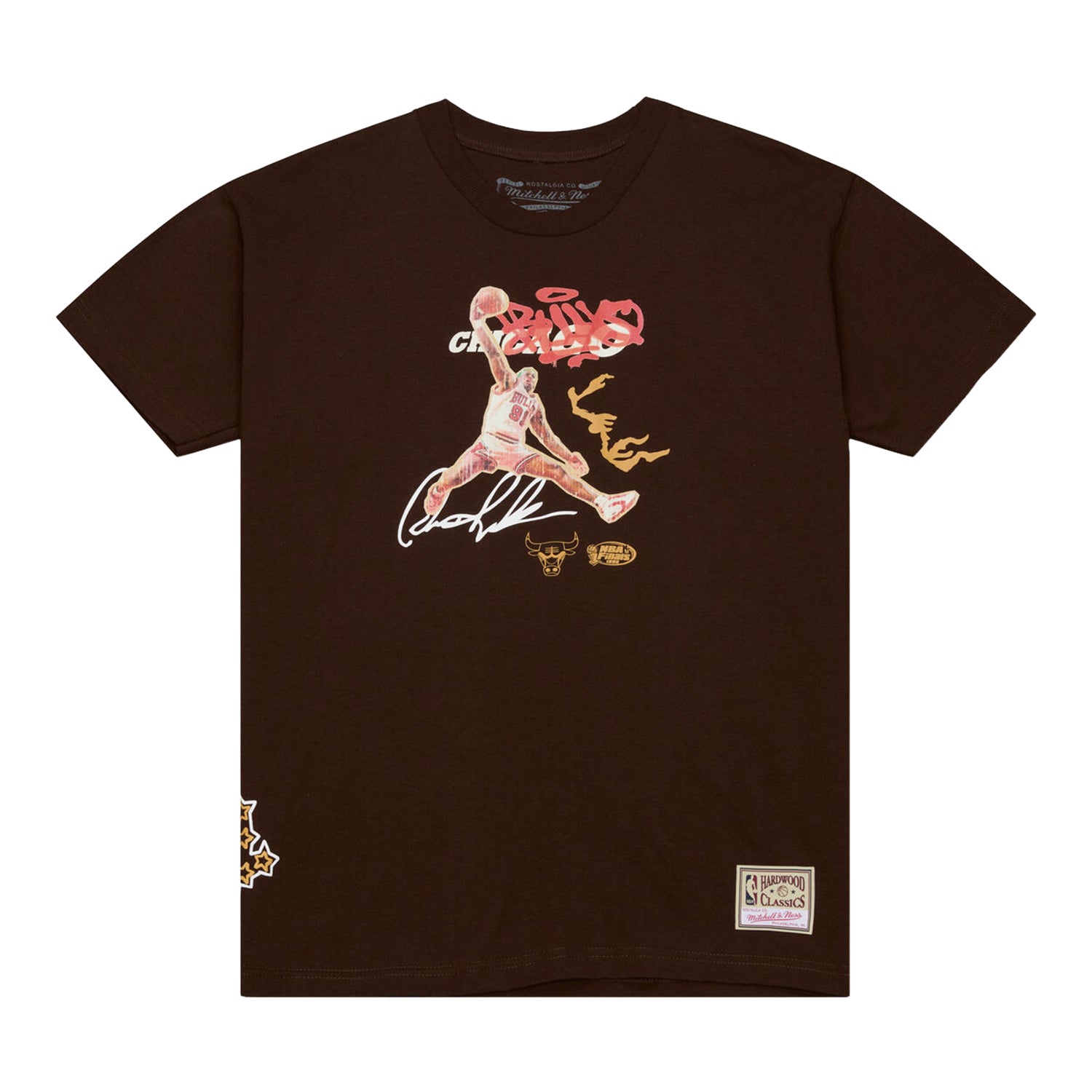 Chicago Bulls Mitchell & Ness Dennis Rodman Don't Mean A Thing Heritage T-Shirt - Front View