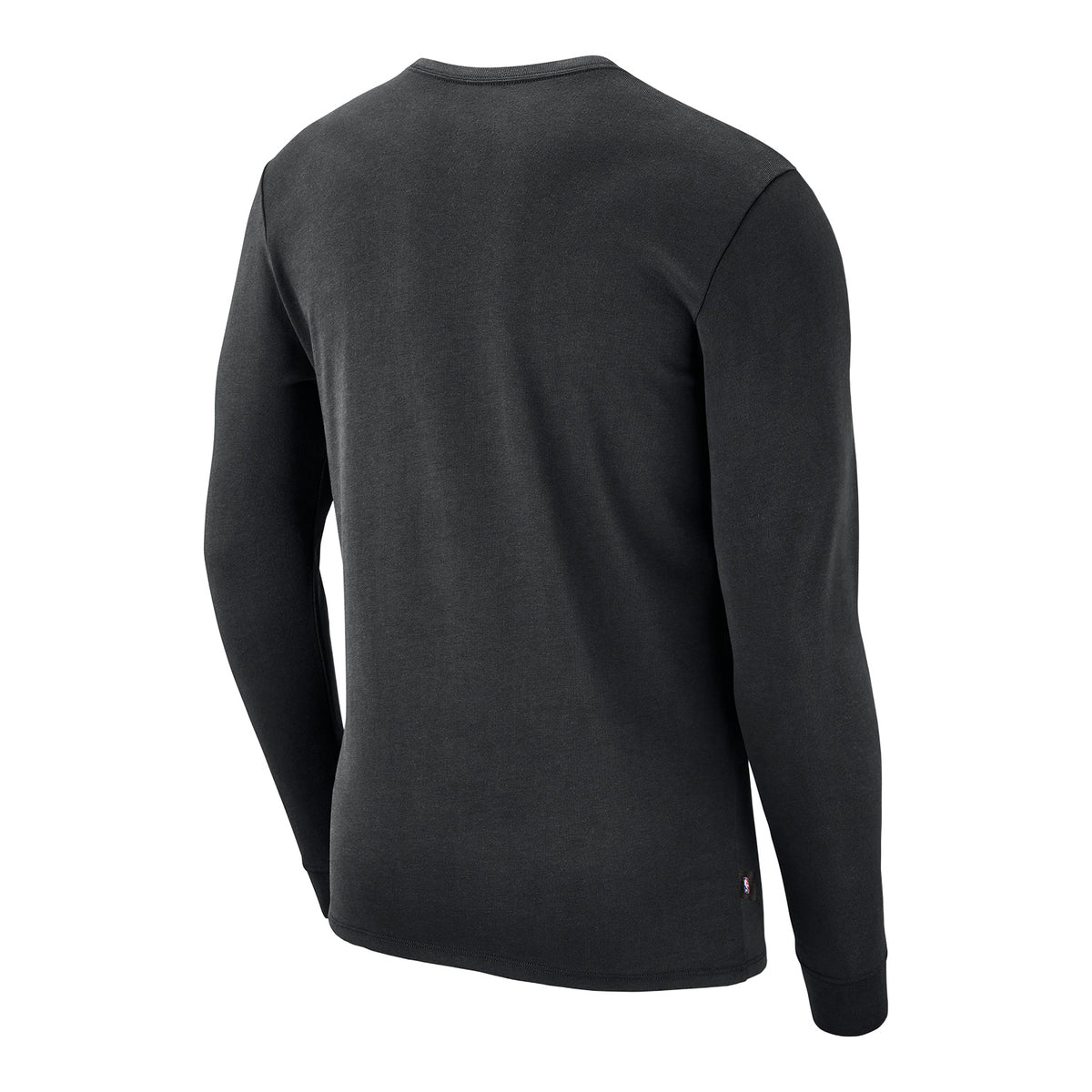 Chicago Bulls Nike 2026 Long Sleeve Practice T-Shirt in Black - Back View