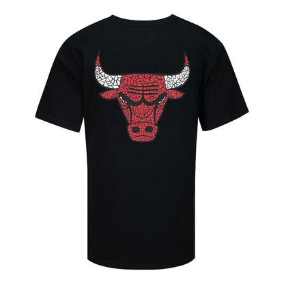 Chicago Bulls 1966 Los Bulls 2026-27 T-Shirt in Black - Back View