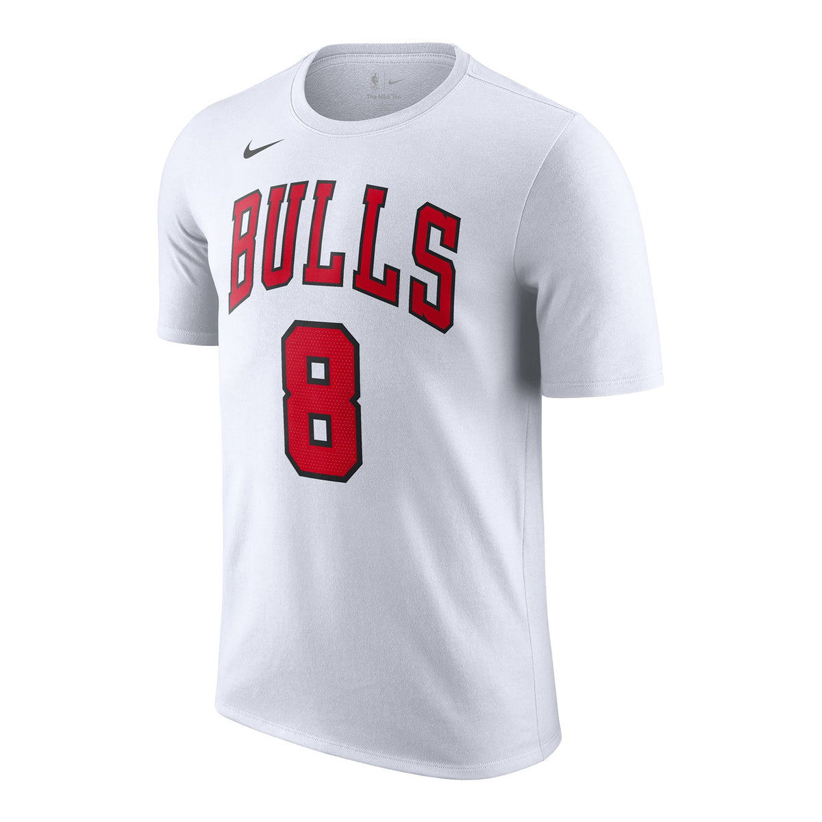 Chicago Bulls Caleb Wilson Nike Association Name & Number T-Shirt in White - Front View