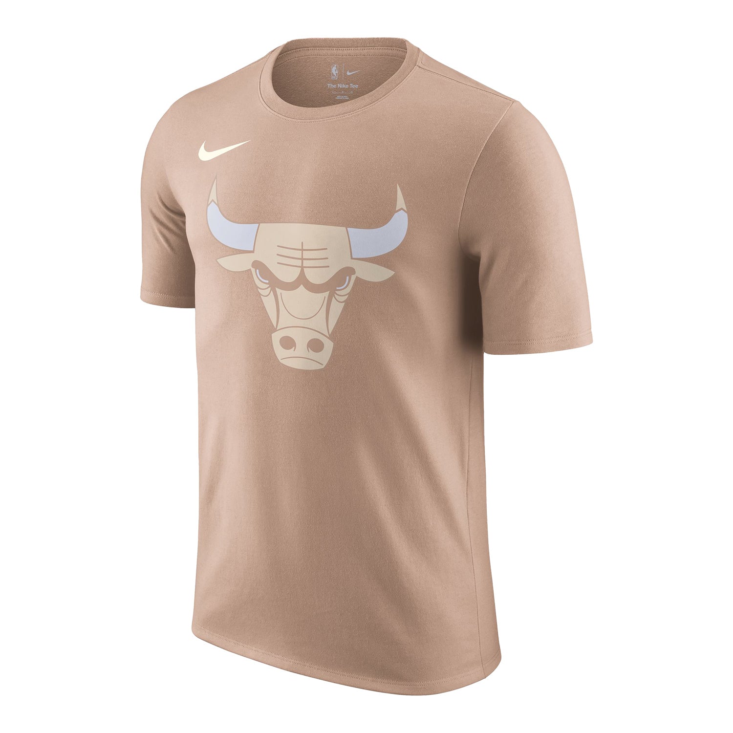 2024-25 Chicago Bulls City Edition Nike Logo Khaki T-Shirt