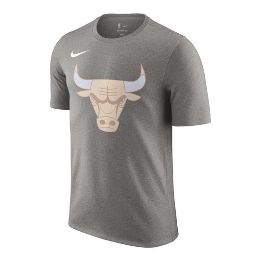 2024-25 Chicago Bulls City Edition Nike Logo Grey T-Shirt