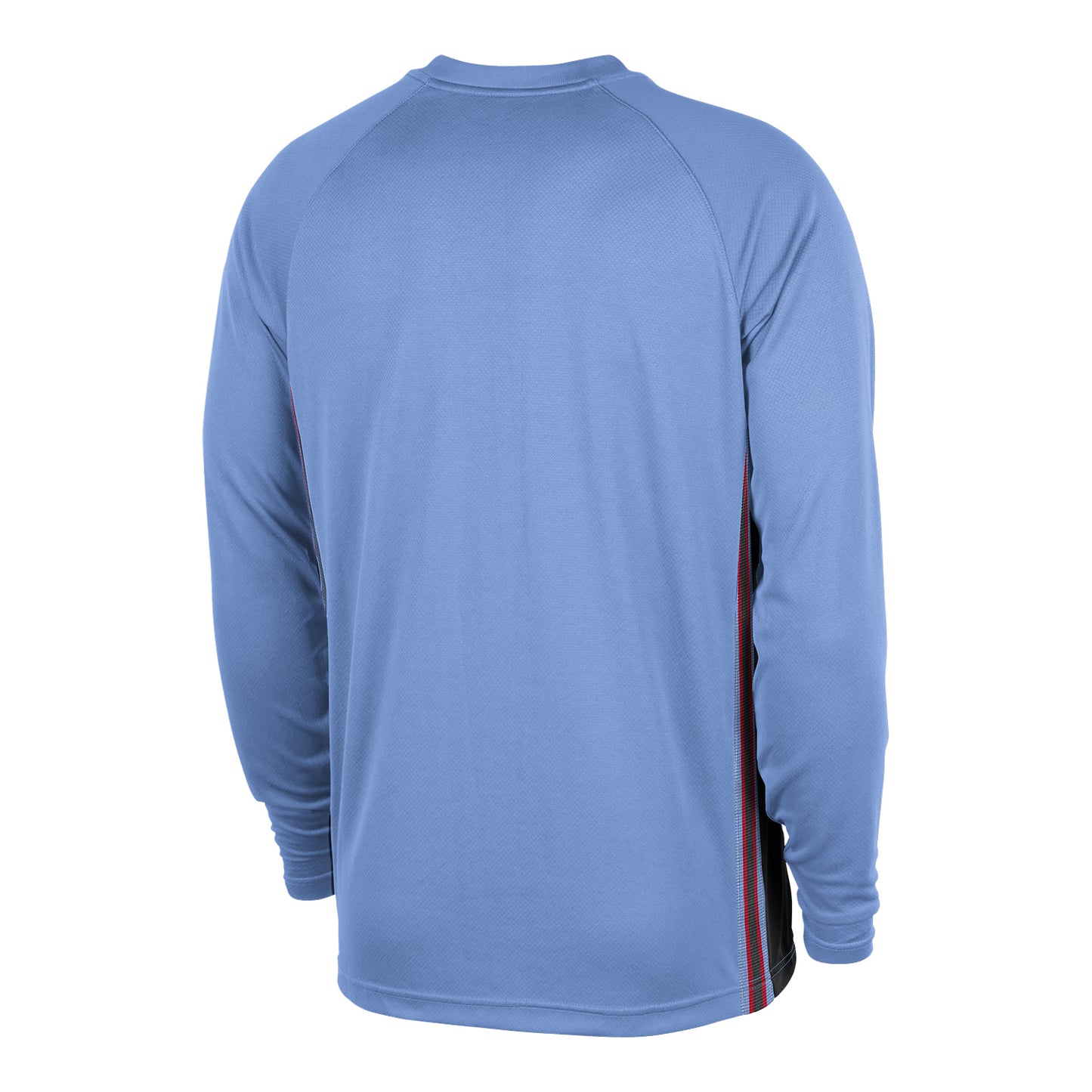 2025-26 City Edition Chicago Bulls Nike Pre-Game T-Shirt in Blue - Back View