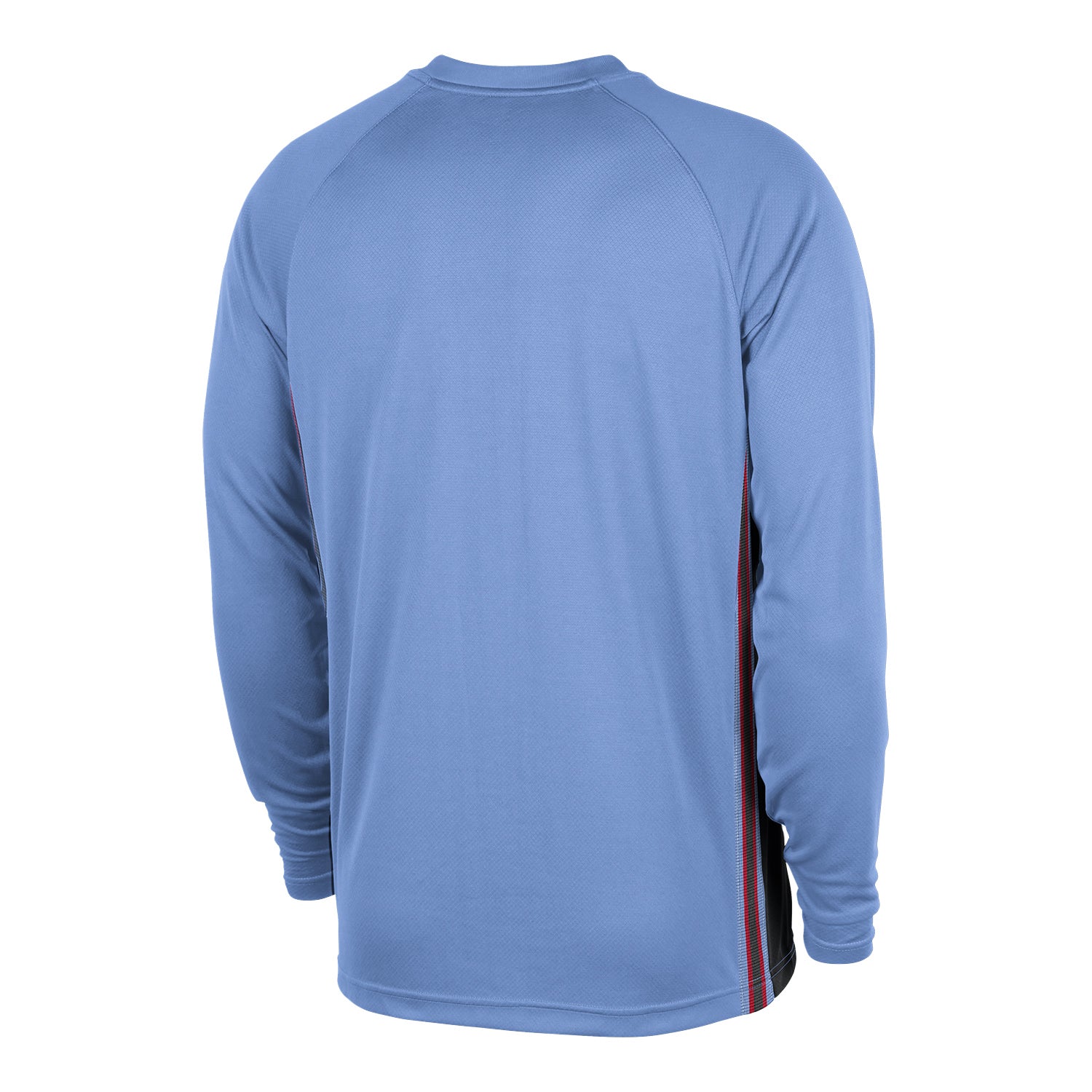 2025-26 City Edition Chicago Bulls Nike Pre-Game T-Shirt in Blue - Back View