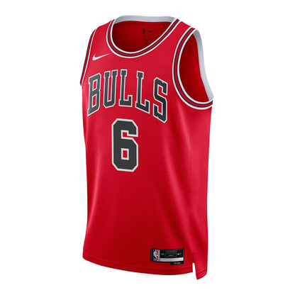 Youth Chicago Bulls Alex Caruso Nike Icon Swingman Jersey - Front View