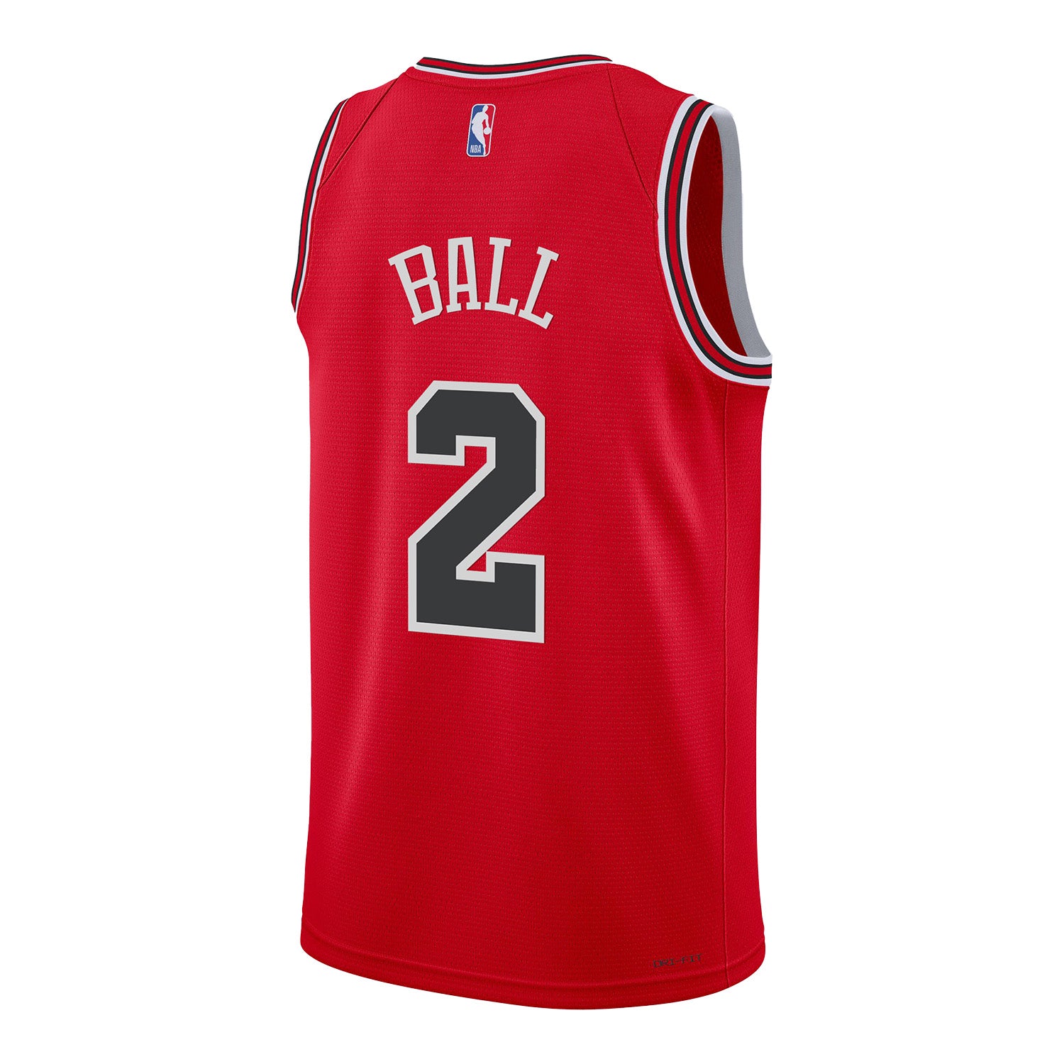 Chicago Bulls Lonzo Ball Nike Icon Swingman Jersey