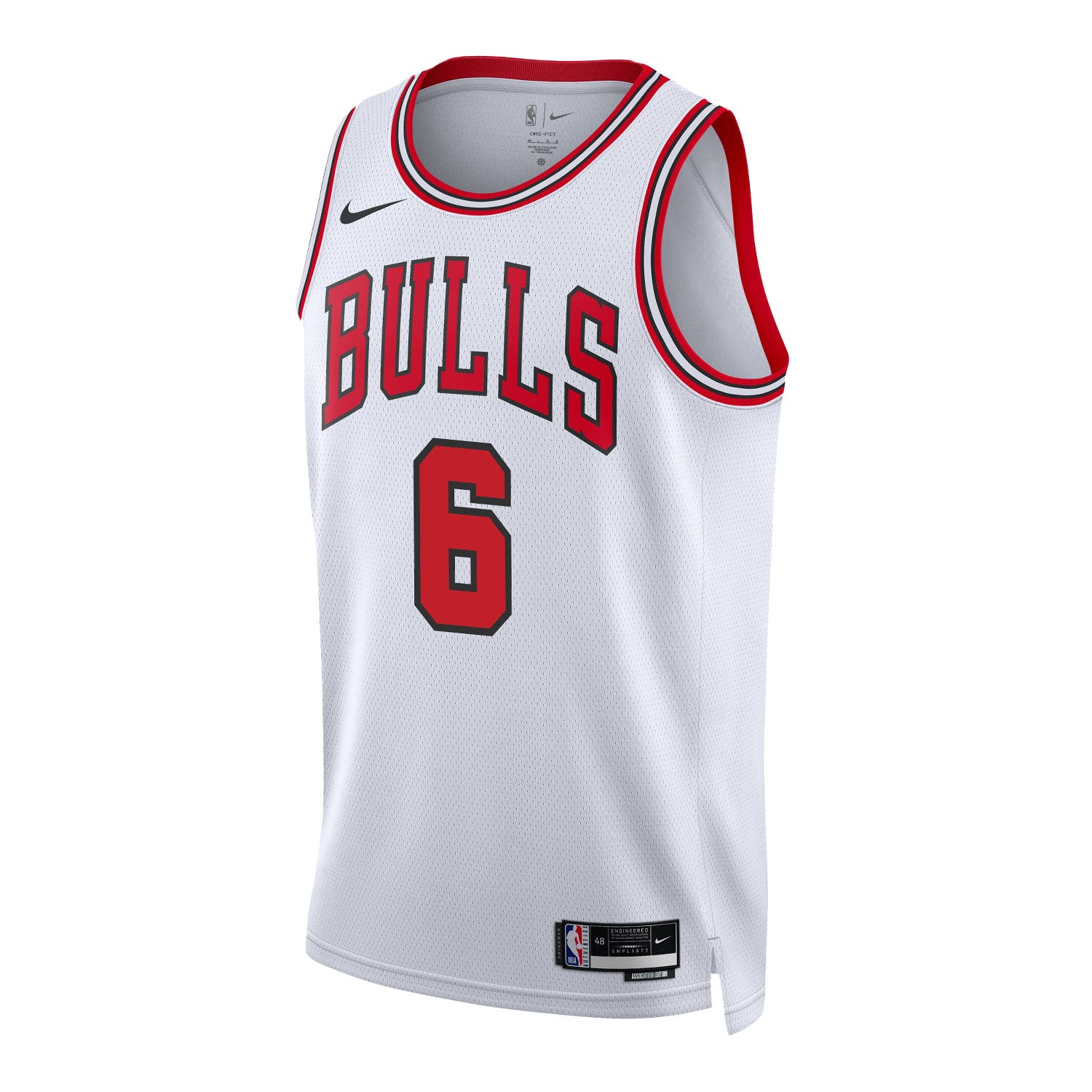 Chicago Bulls Alex Caruso Nike Association Swingman Jersey - Front View