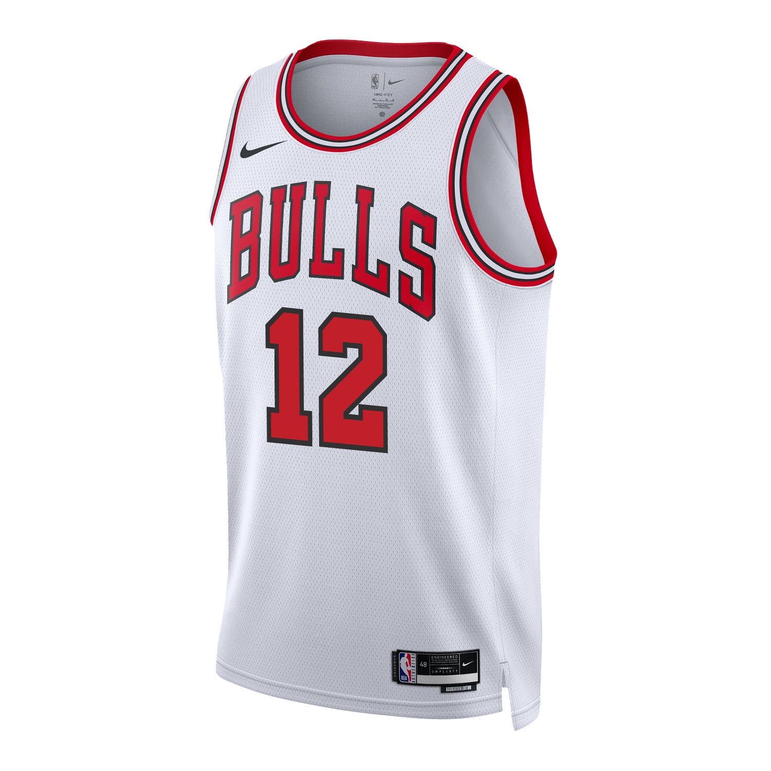 100% Authentic Ayo Dosunmu Nike Bulls Association Swingman Jersey Size 44 M