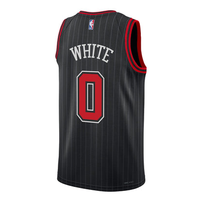 Chicago Bulls Coby White Nike Statement Jordan Swingman Jersey - back view