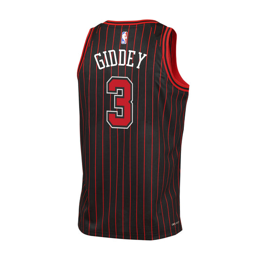 Chicago Bulls Josh Giddey Nike Statement Swingman Jersey - 2025-26 - Back View