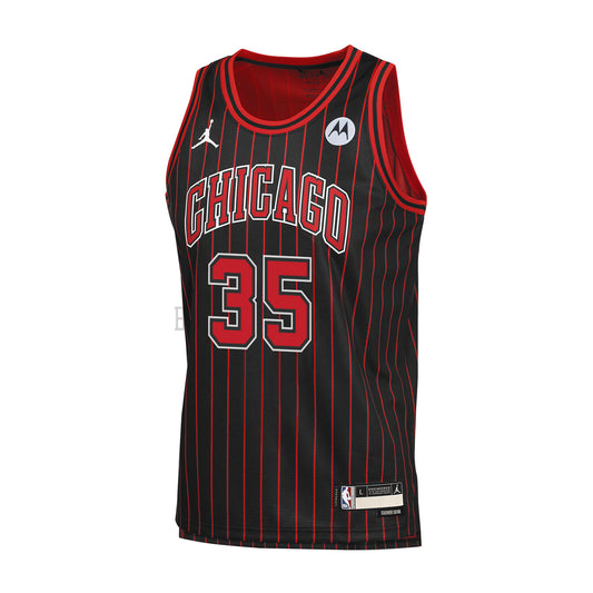 Chicago Bulls Isaac Okoro Nike Statement Swingman Jersey - 2025-26 - Back View