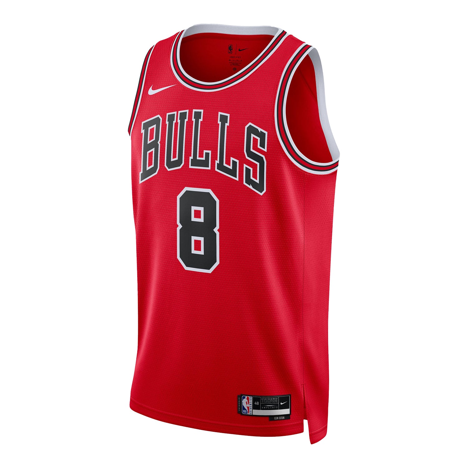 Youth Chicago Bulls Zach LaVine Nike Icon Swingman Jersey - Front View