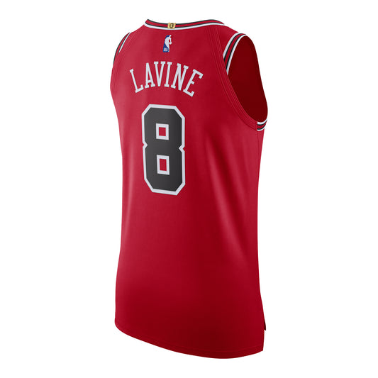 Chicago Bulls Authentic Zach LaVine Nike Icon Jersey - back view