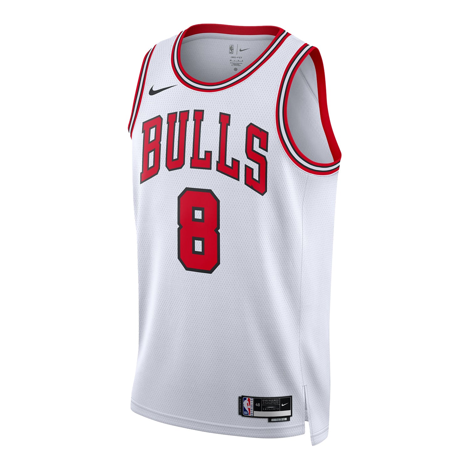 Chicago Bulls Zach LaVine Nike Association Swingman Jersey - Front View