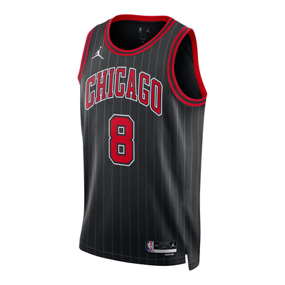 Chicago Bulls Zach LaVine Nike Statement Swingman Jersey - Back View