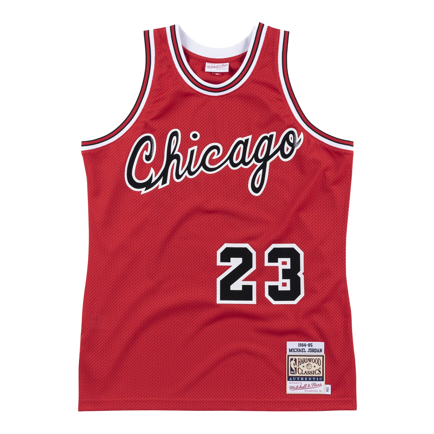 Chicago Bulls Authentic Mitchell & Ness Michael Jordan 1984-85 Jersey - Front View