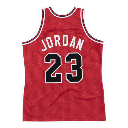 Chicago Bulls Authentic Mitchell & Ness Michael Jordan 1984-85 Jersey - Back View