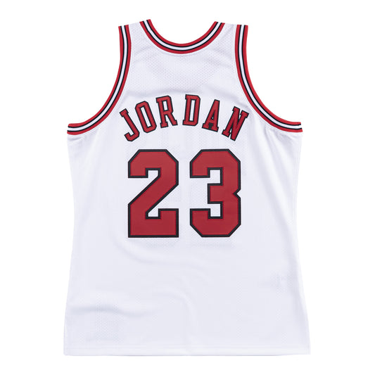 Chicago Bulls Authentic Mitchell & Ness Michael Jordan 1995-96 Jersey - Back View